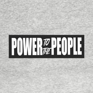 Power To The People Justin Jones Tennessee Three Protest Quote T-Shirt